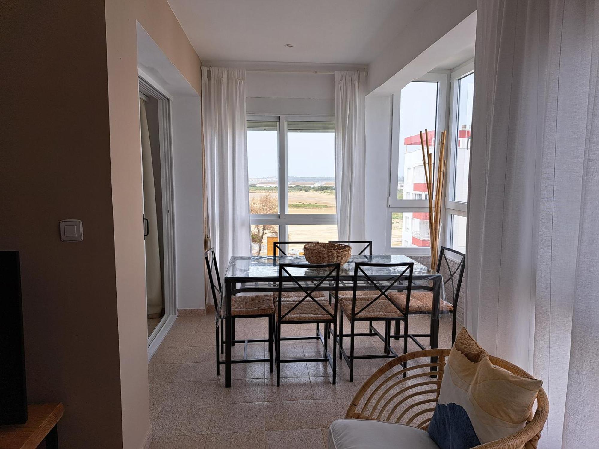 Atico Primera Linea De Playa Con Vistas Al Mar-Climatizado-Wifi-Parking El Puerto de Santa María Zewnętrze zdjęcie